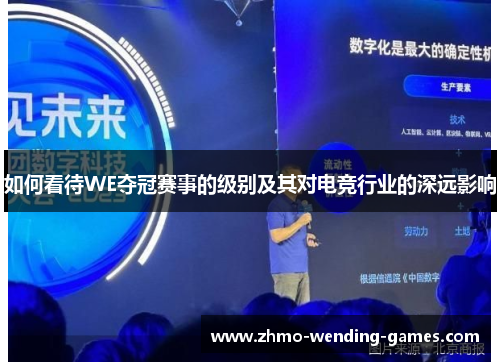如何看待WE夺冠赛事的级别及其对电竞行业的深远影响
