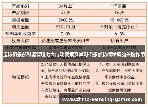 足球俱乐部财务管理七大成功要素及其对俱乐部持续发展的关键作用